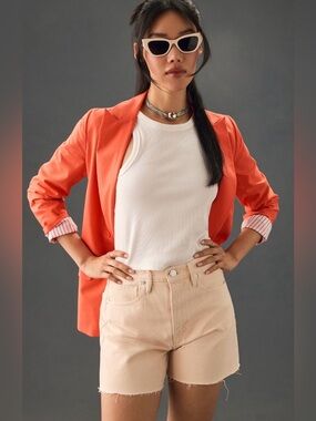 FRAME Le Super High Short Stoned Nude Pink Size 30